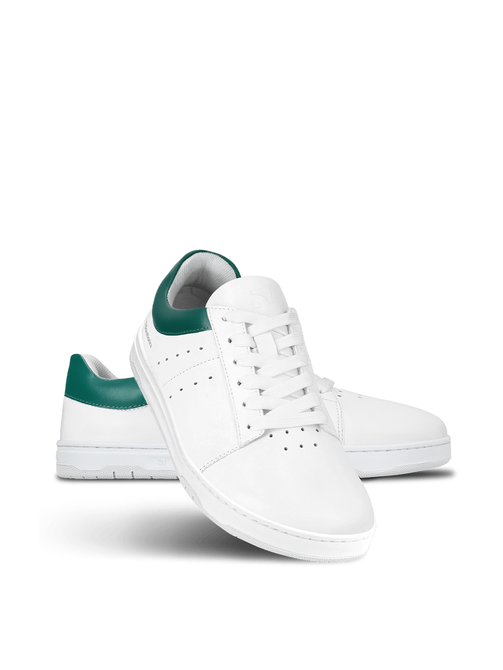 Barefoot Sneakers Barebarics Enigma - White & Dark Green - Barefoot Shoe Store