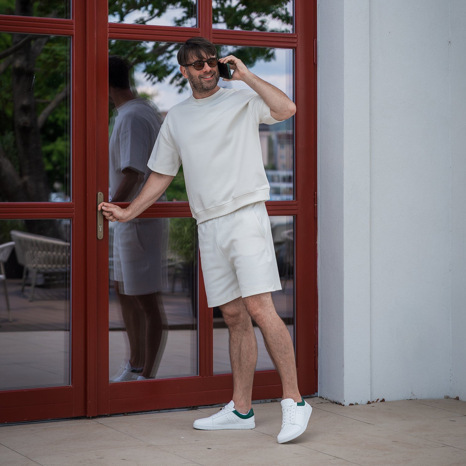 Barefoot Sneakers Barebarics Enigma - White & Dark Green - Barefoot Shoe Store