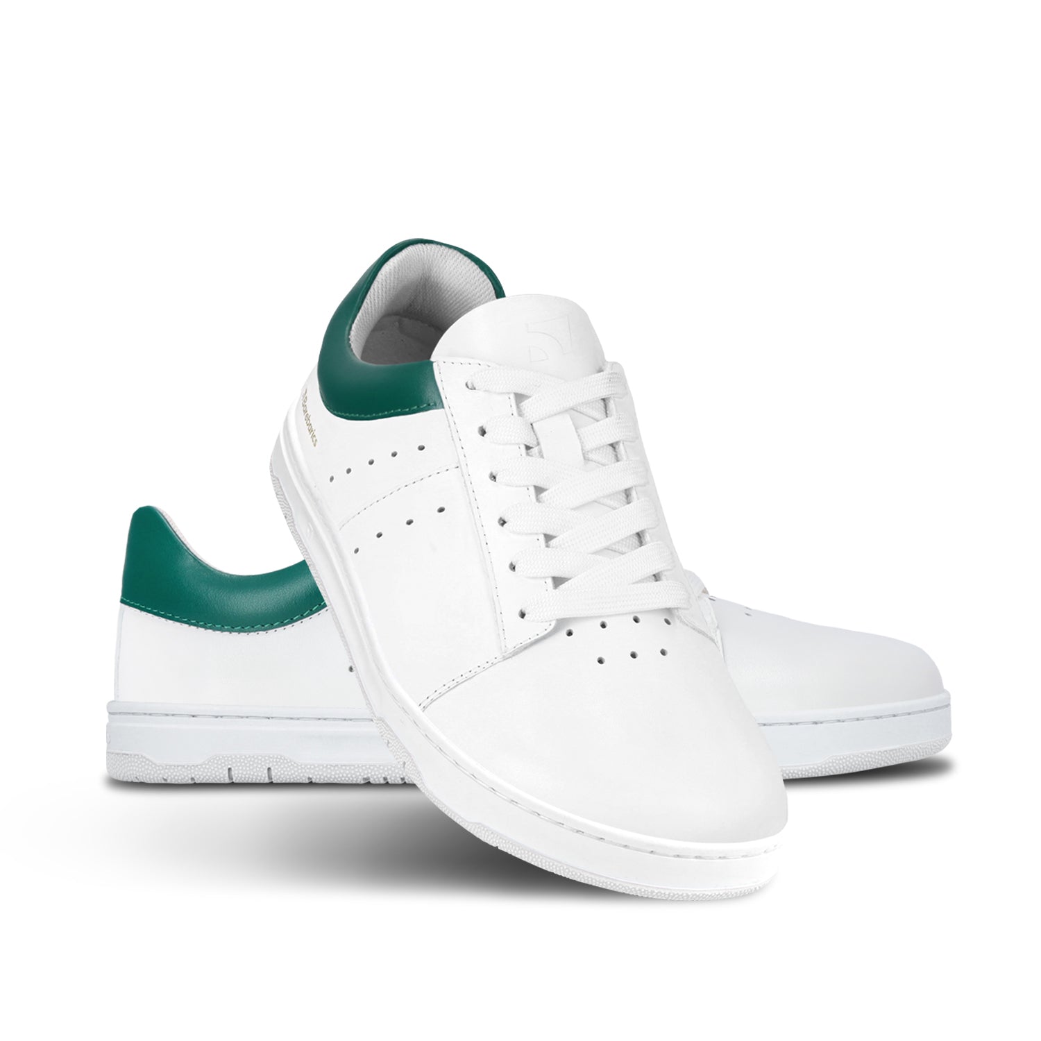 Barefoot Sneakers Barebarics Enigma - White & Dark Green - Barefoot Shoe Store