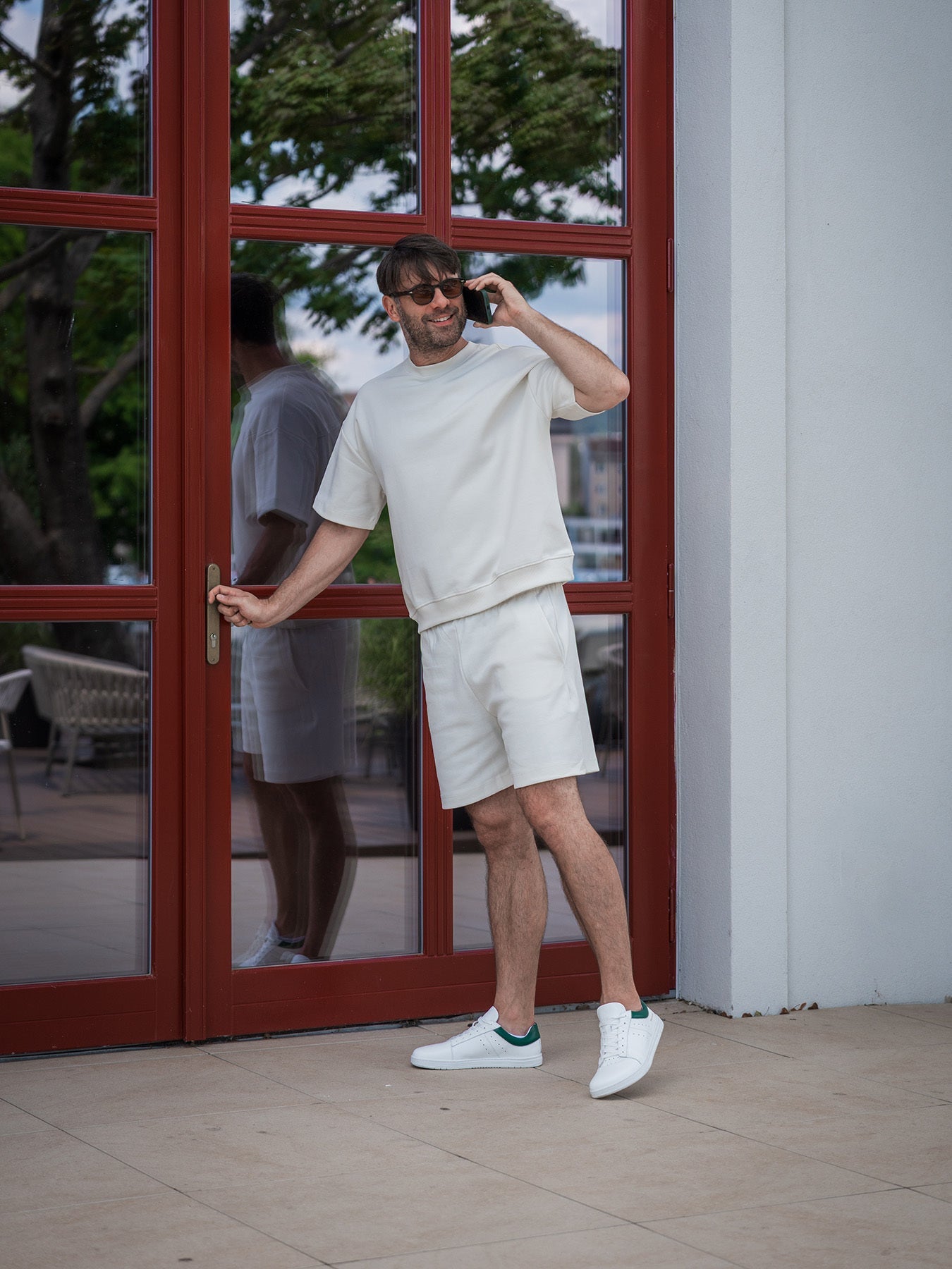 Barefoot Sneakers Barebarics Enigma - White & Dark Green - Barefoot Shoe Store