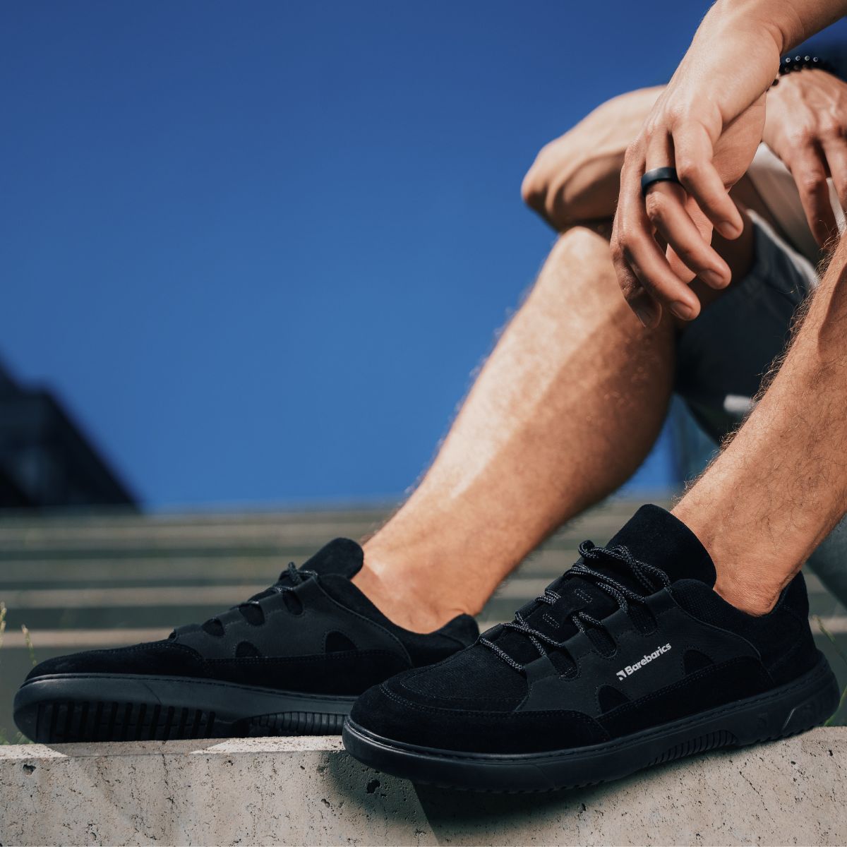 Barefoot Sneakers Barebarics Evo - All Black - Barefoot Shoe Store