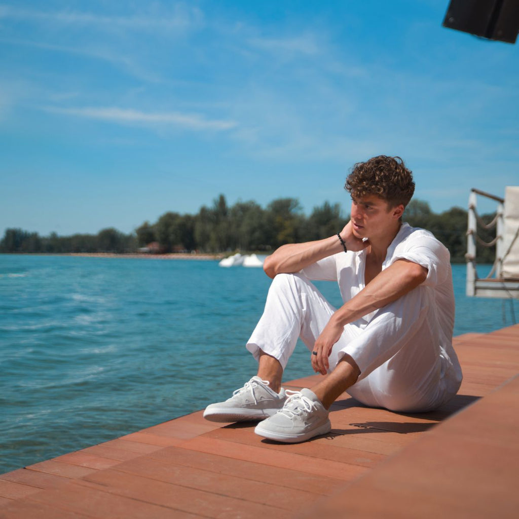 Barefoot Sneakers Barebarics Evo - Chalk White - Barefoot Shoe Store