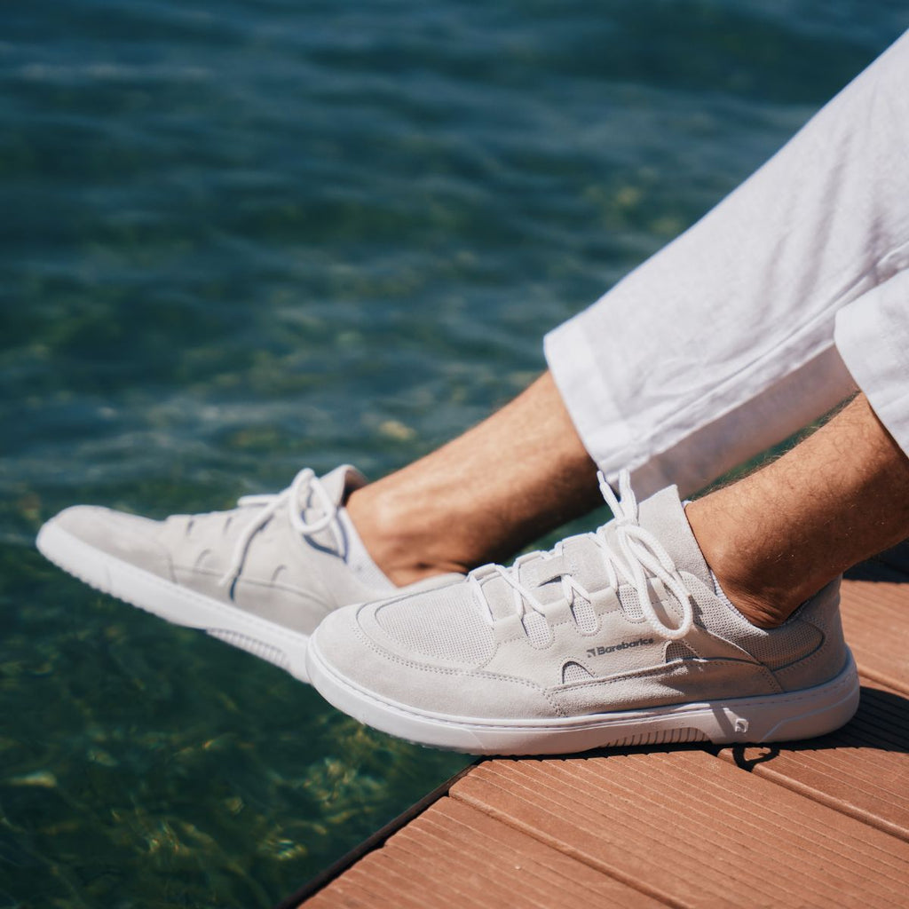 Barefoot Sneakers Barebarics Evo - Chalk White - Barefoot Shoe Store
