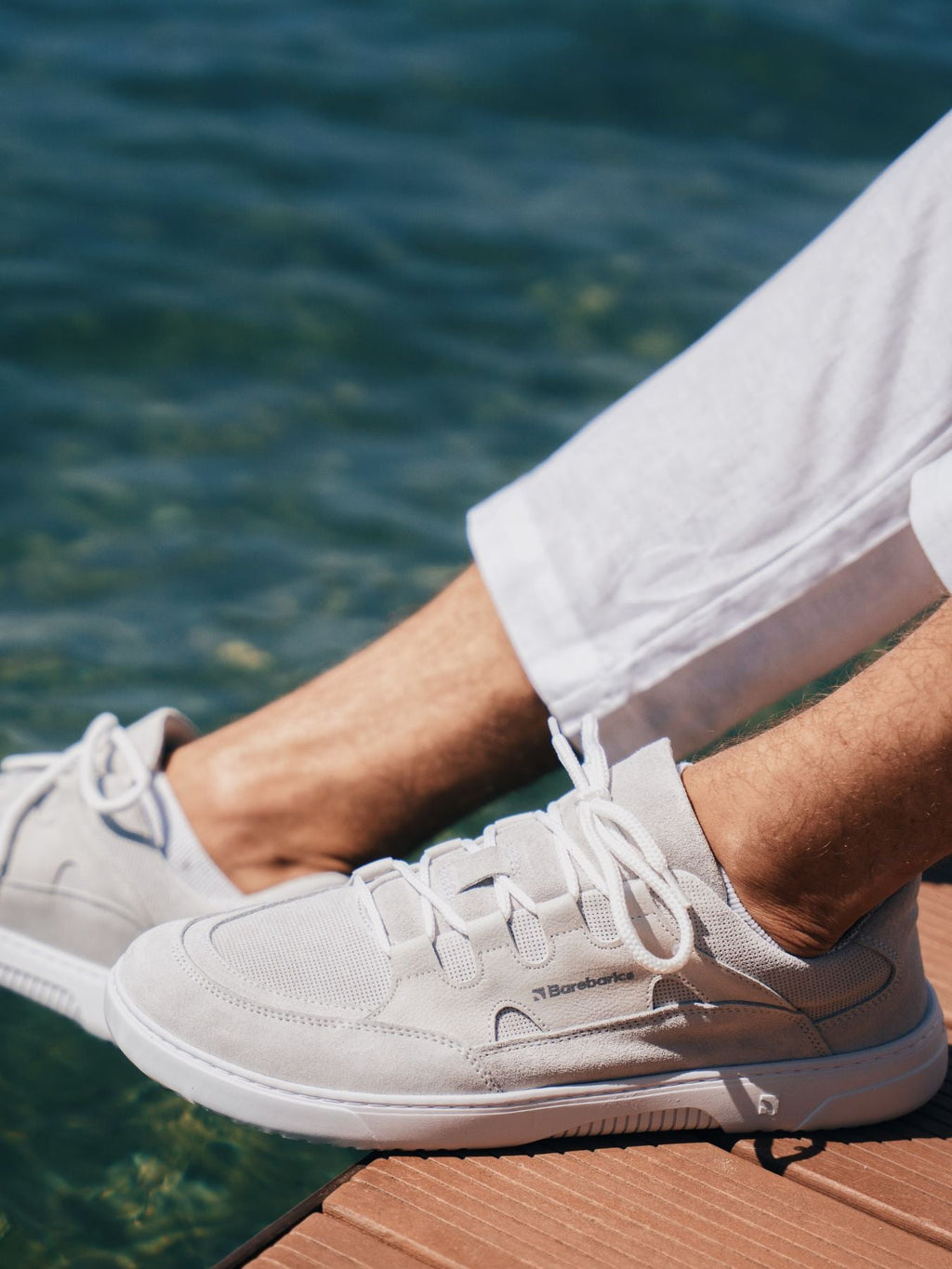 Barefoot Sneakers Barebarics Evo - Chalk White - Barefoot Shoe Store