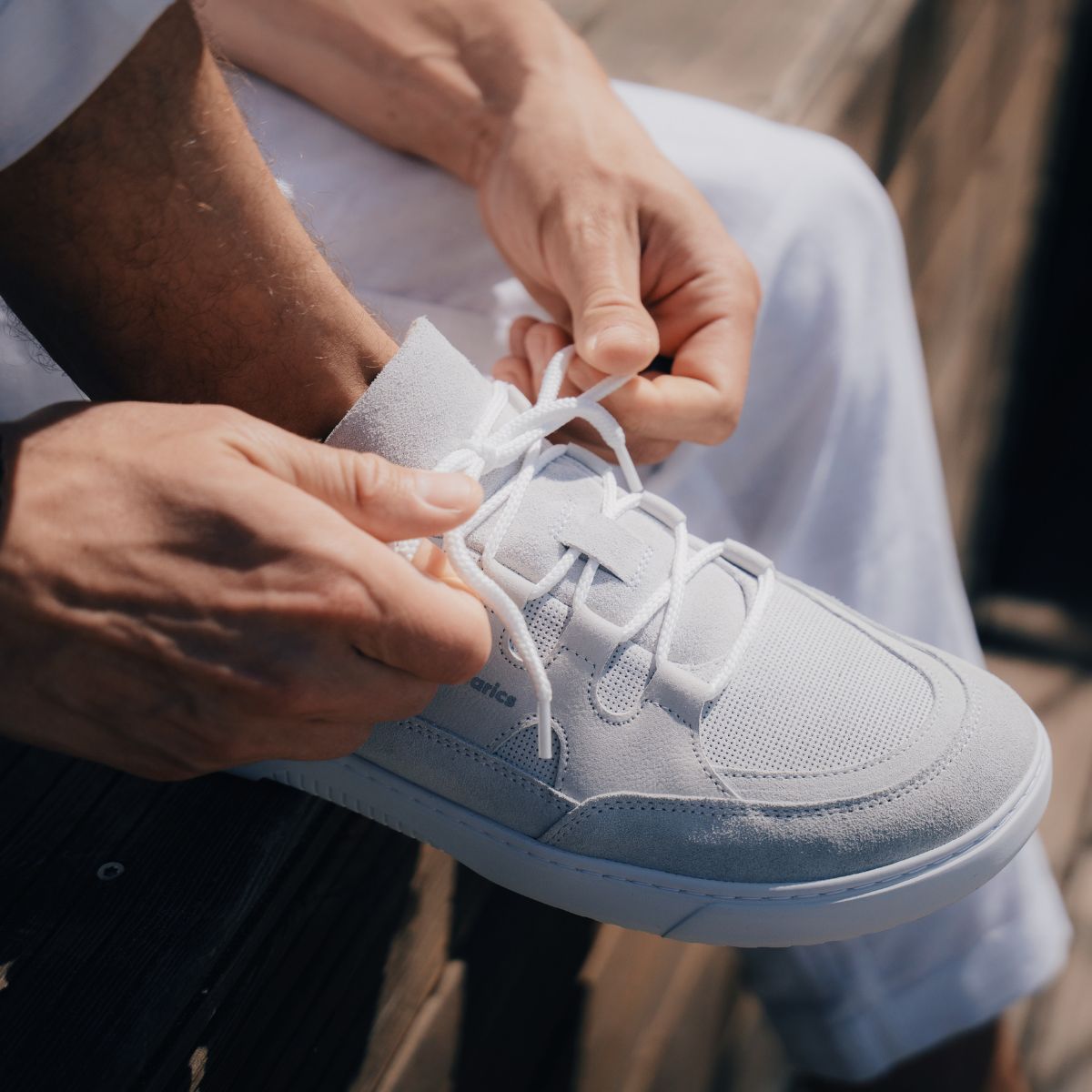 Barefoot Sneakers Barebarics Evo - Chalk White - Barefoot Shoe Store