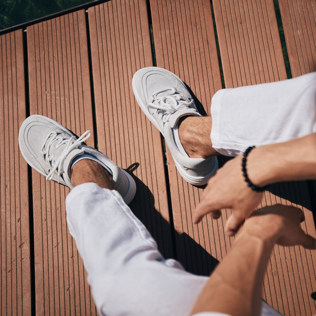 Barefoot Sneakers Barebarics Evo - Chalk White - Barefoot Shoe Store