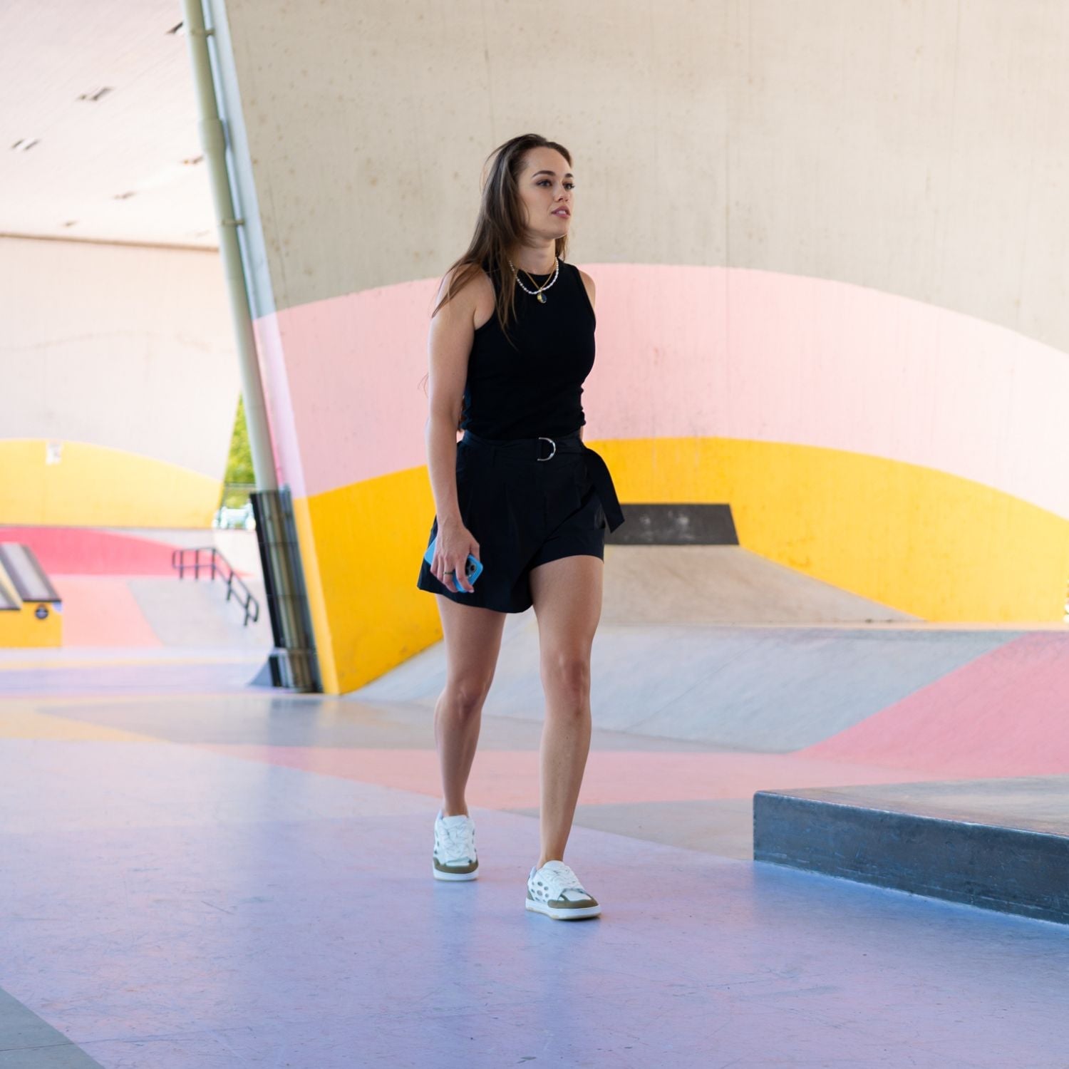 Barefoot Sneakers Barebarics Fusion - White & Army Brown - Barefoot Shoe Store