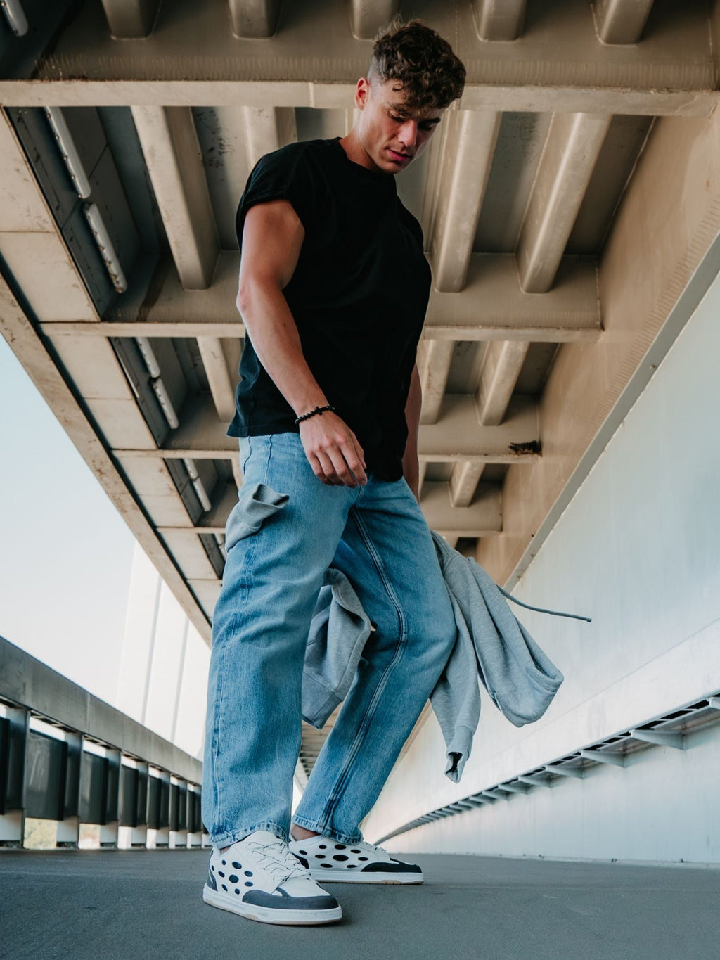 Barefoot Sneakers Barebarics Fusion - White & Charcoal - Barefoot Shoe Store