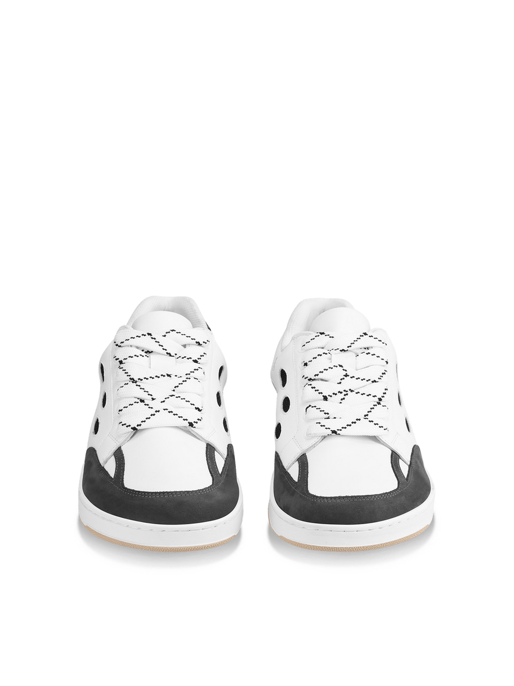 Barefoot Sneakers Barebarics Fusion - White & Charcoal - Barefoot Shoe Store