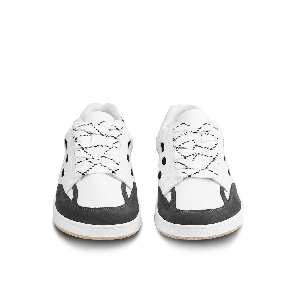 Barefoot Sneakers Barebarics Fusion - White & Charcoal - Barefoot Shoe Store