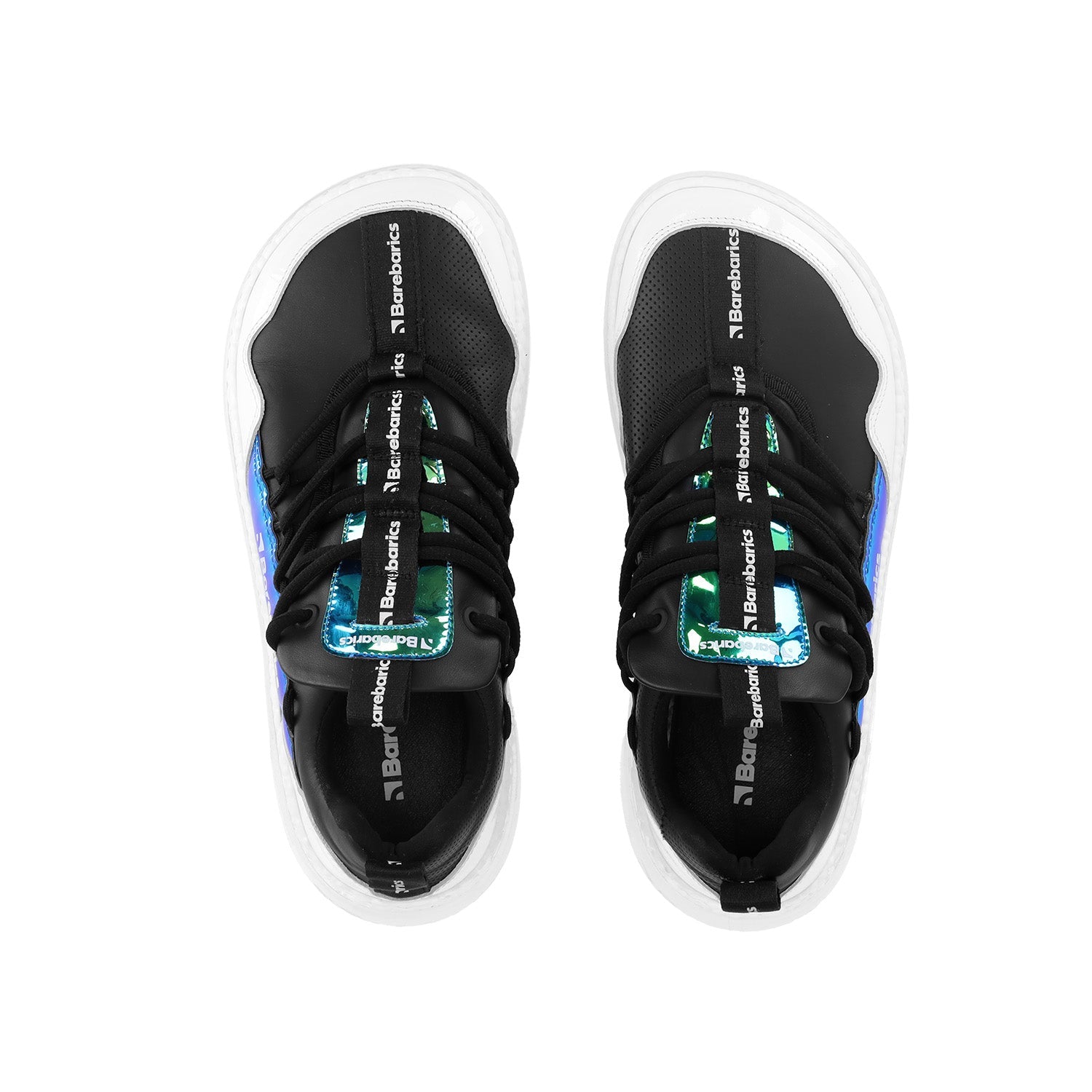 Barefoot Sneakers Barebarics Futura - Iridescent Black - Barefoot Shoe Store