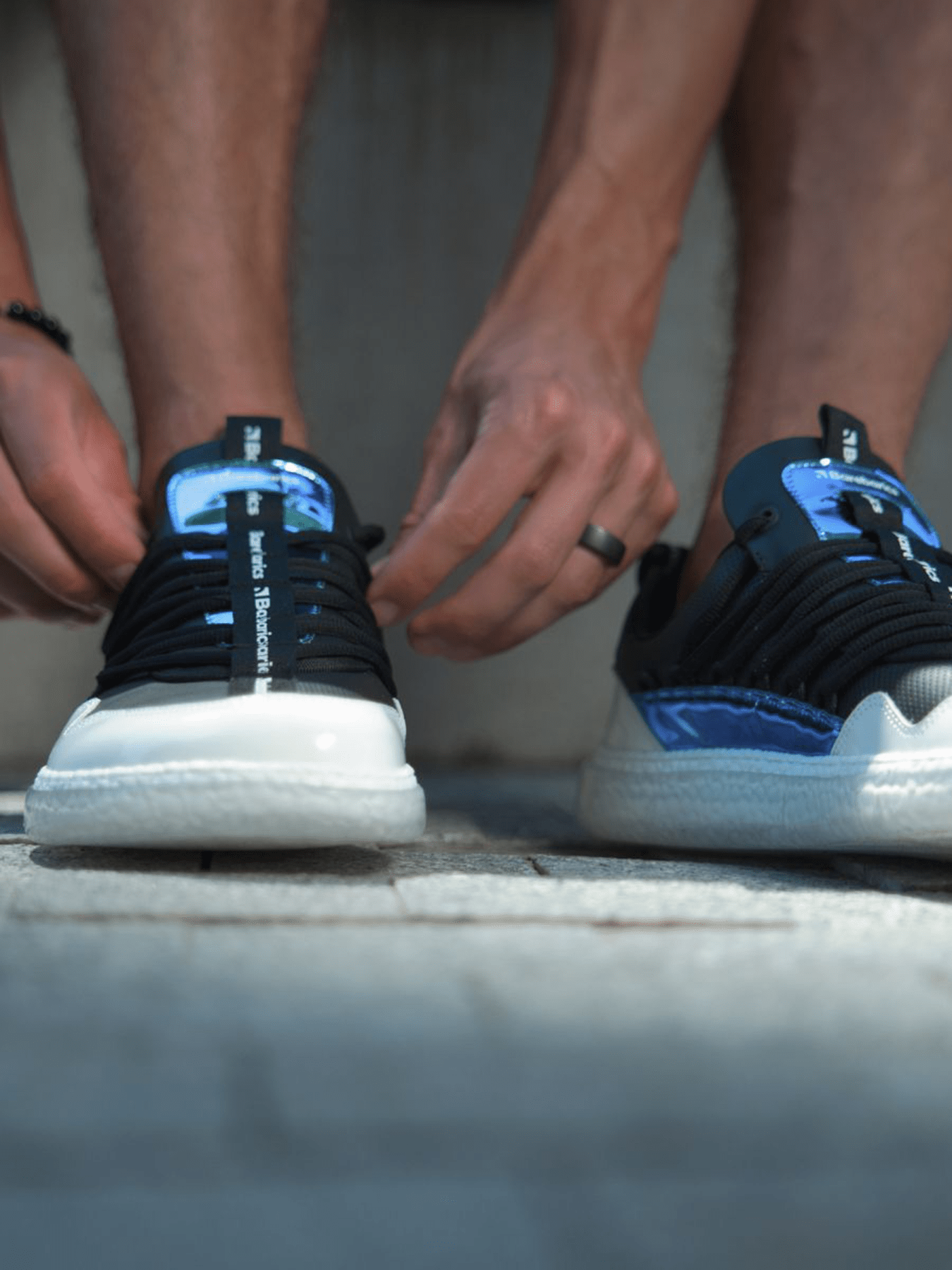 Barefoot Sneakers Barebarics Futura - Iridescent Black - Barefoot Shoe Store