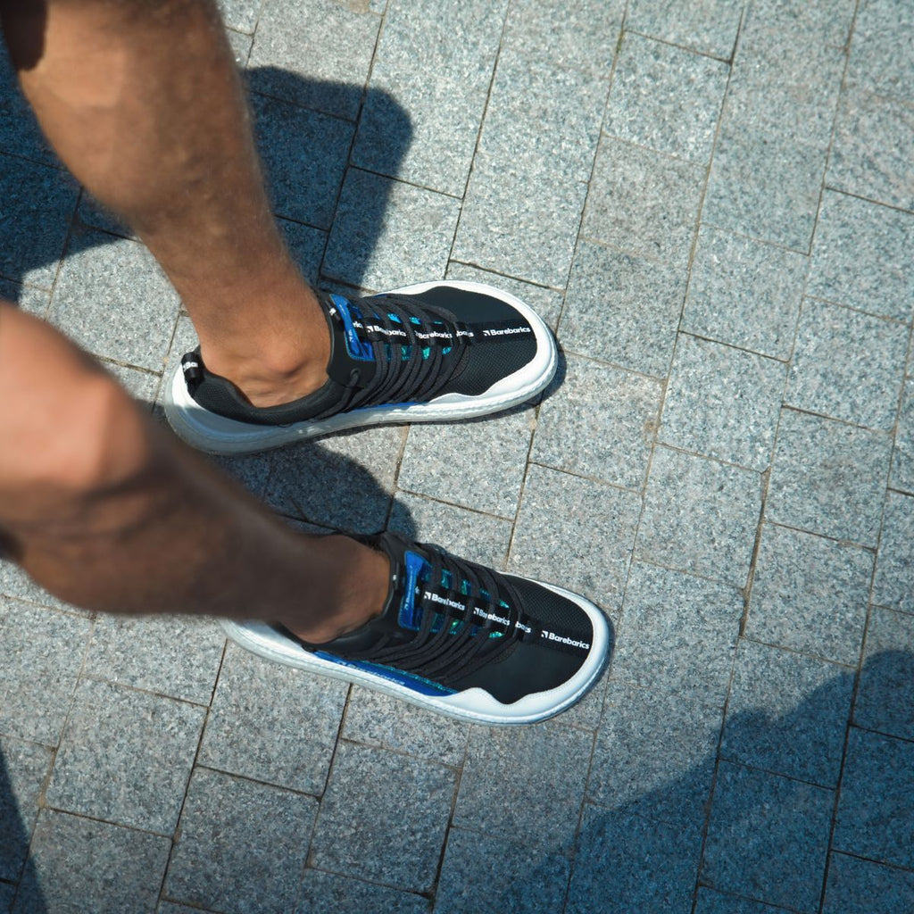 Barefoot Sneakers Barebarics Futura - Iridescent Black - Barefoot Shoe Store