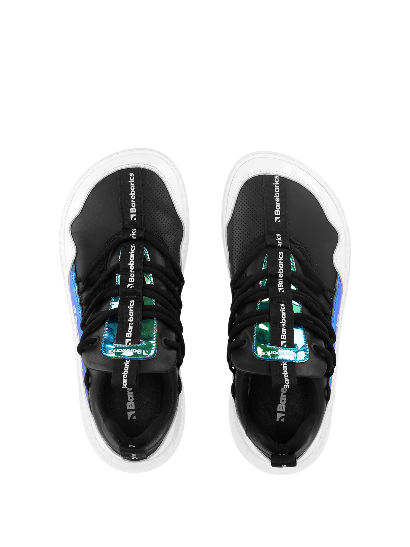 Barefoot Sneakers Barebarics Futura - Iridescent Black - Barefoot Shoe Store