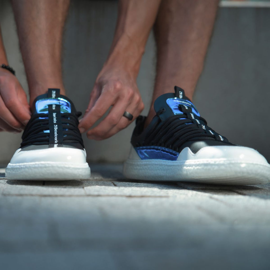 Barefoot Sneakers Barebarics Futura - Iridescent Black - Barefoot Shoe Store