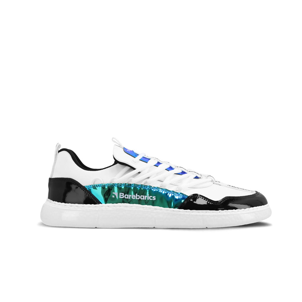 Barefoot Sneakers Barebarics Futura - Iridescent White - Barefoot Shoe Store