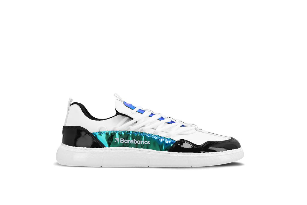 Barefoot Sneakers Barebarics Futura - Iridescent White - Barefoot Shoe Store