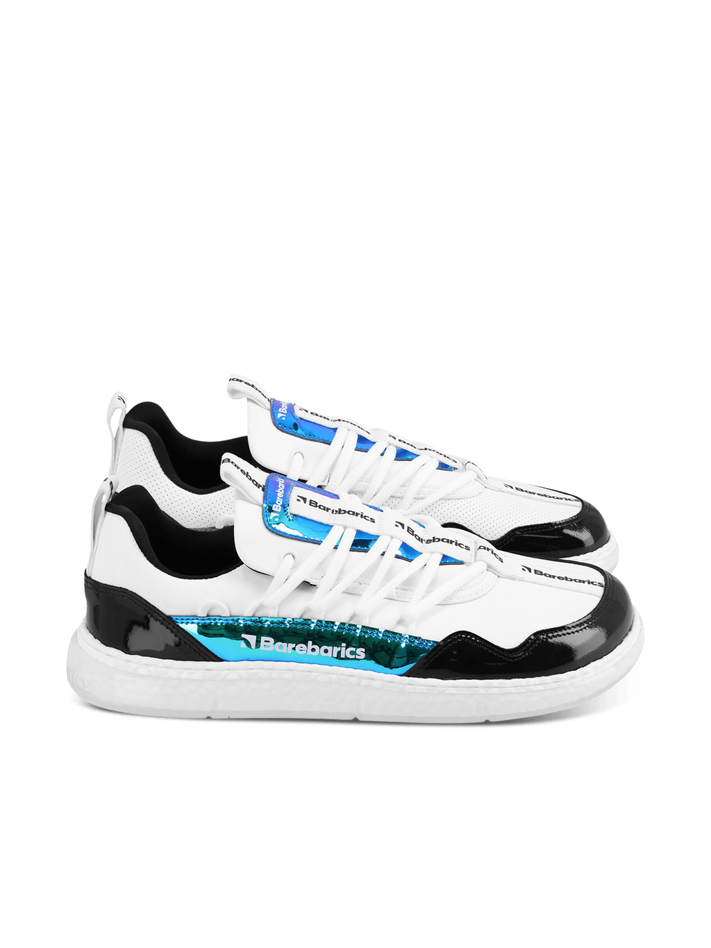Barefoot Sneakers Barebarics Futura - Iridescent White - Barefoot Shoe Store