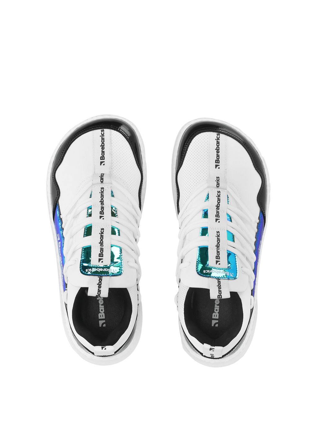 Barefoot Sneakers Barebarics Futura - Iridescent White - Barefoot Shoe Store