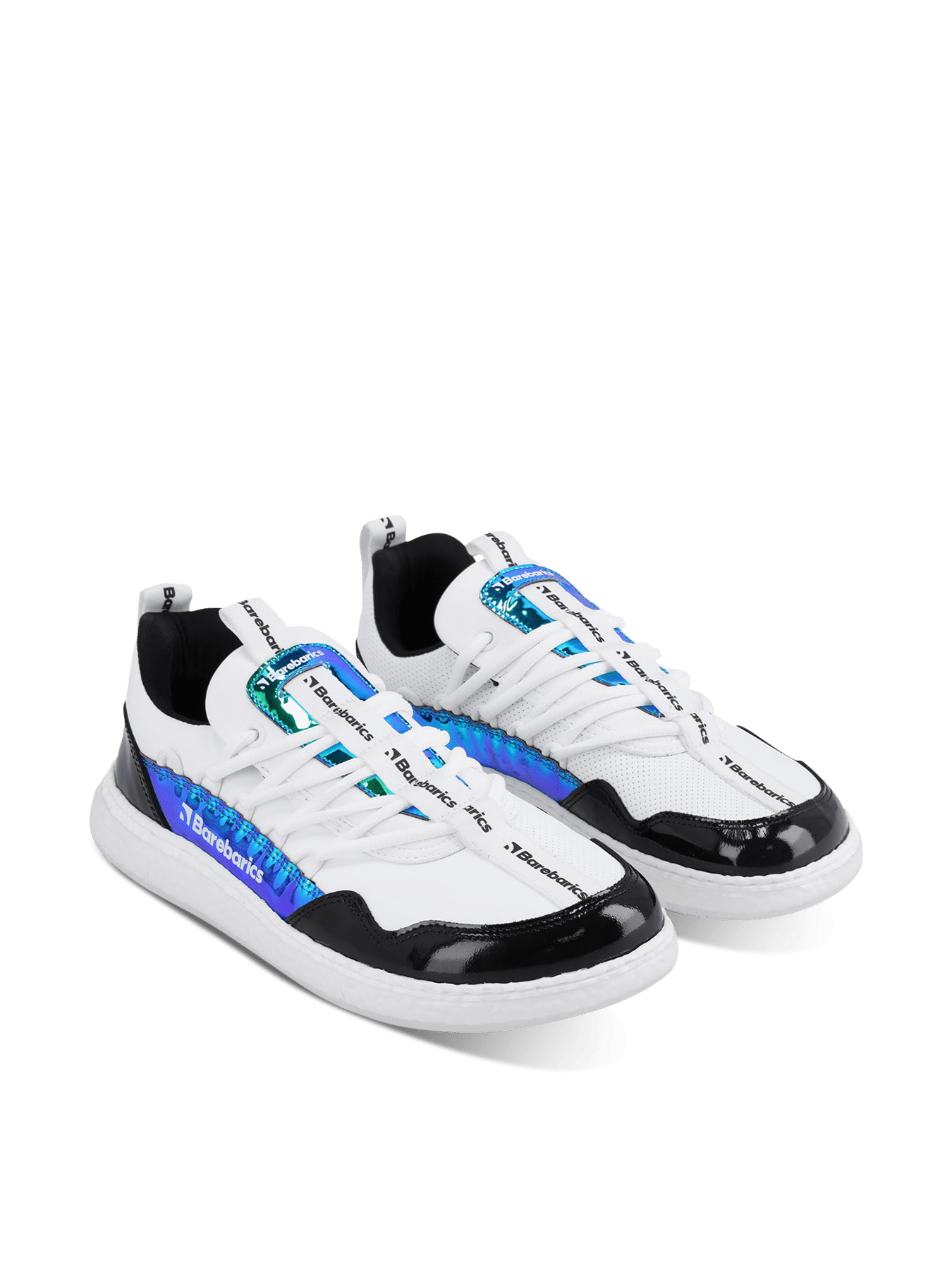 Barefoot Sneakers Barebarics Futura - Iridescent White - Barefoot Shoe Store