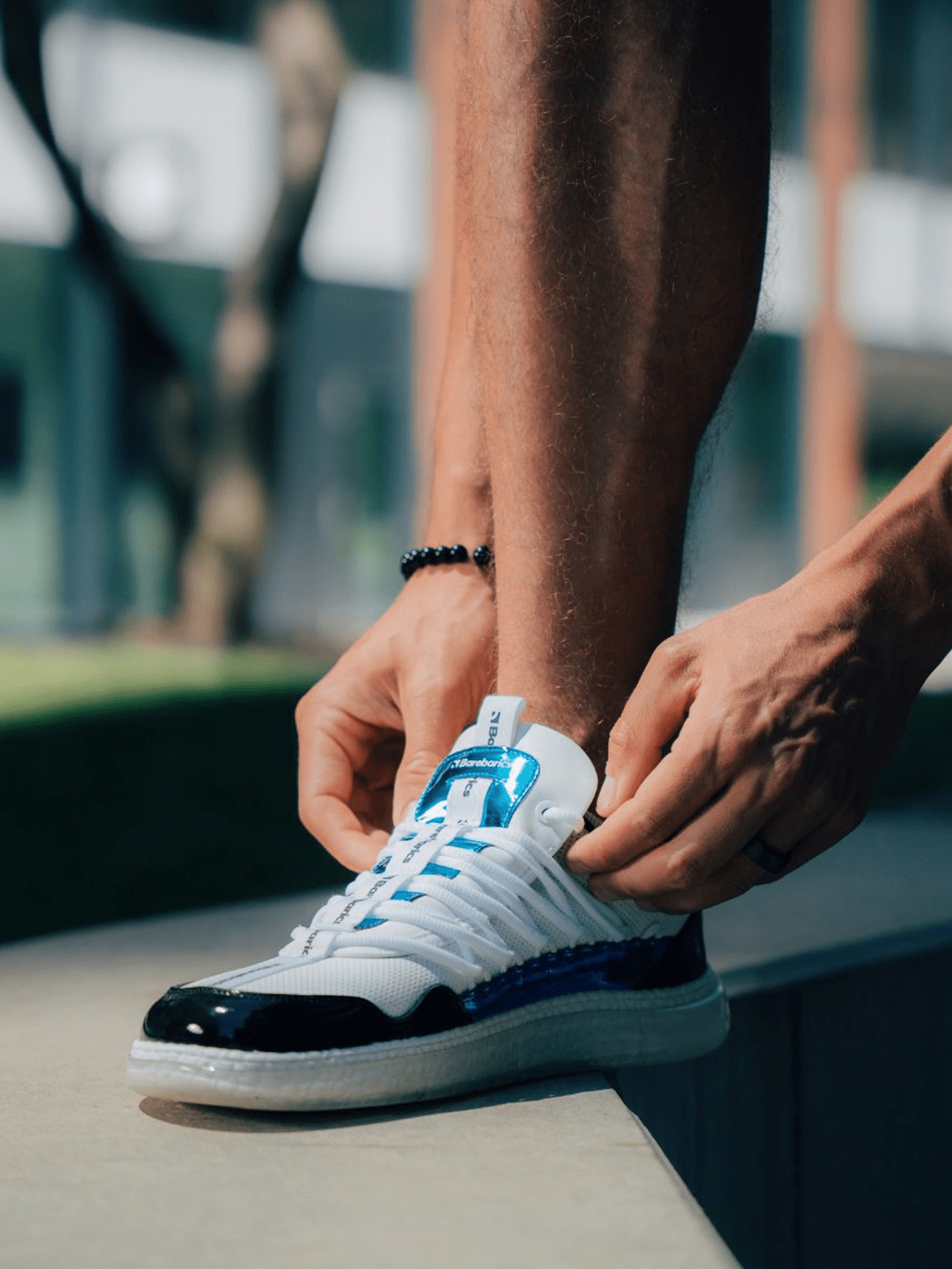 Barefoot Sneakers Barebarics Futura - Iridescent White - Barefoot Shoe Store