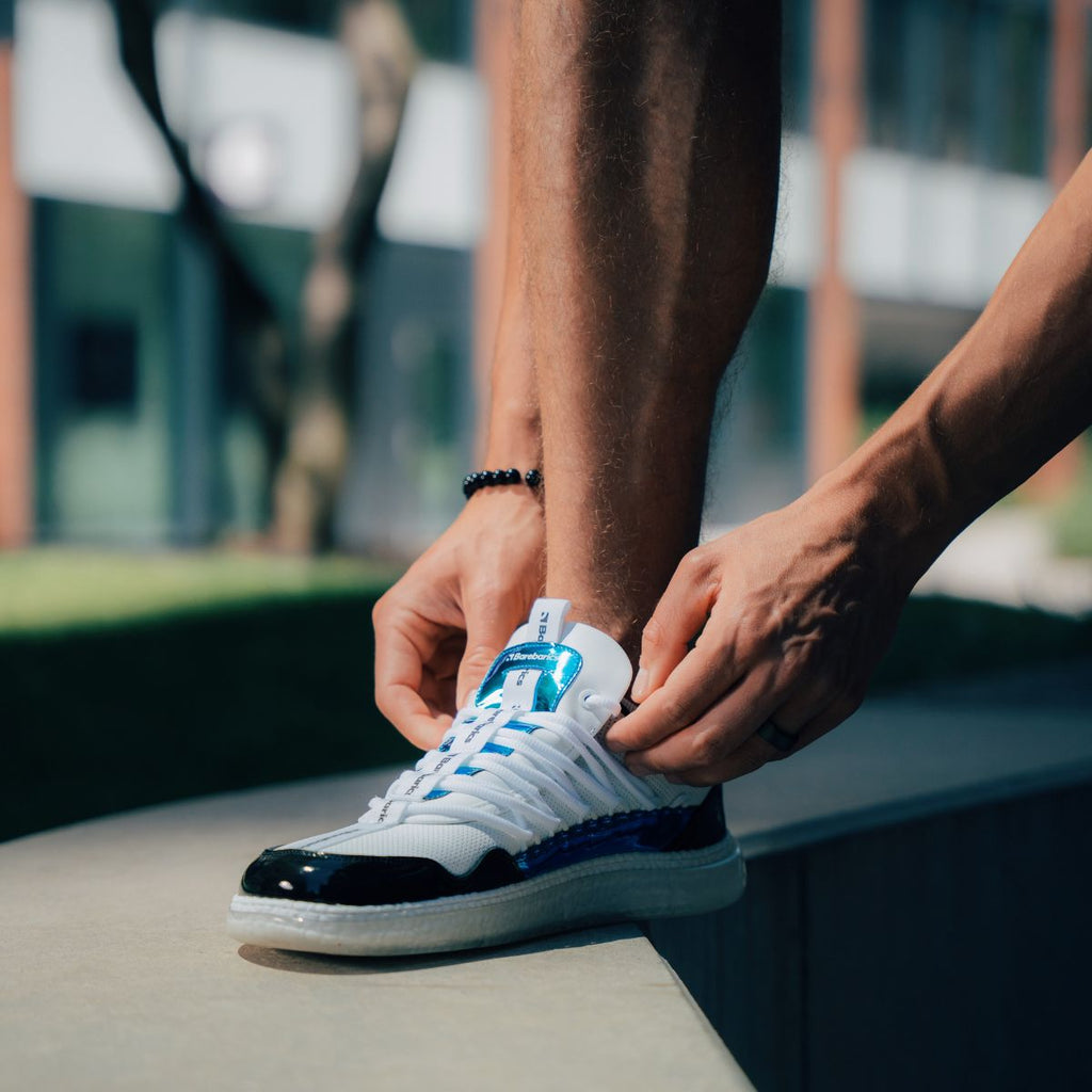 Barefoot Sneakers Barebarics Futura - Iridescent White - Barefoot Shoe Store