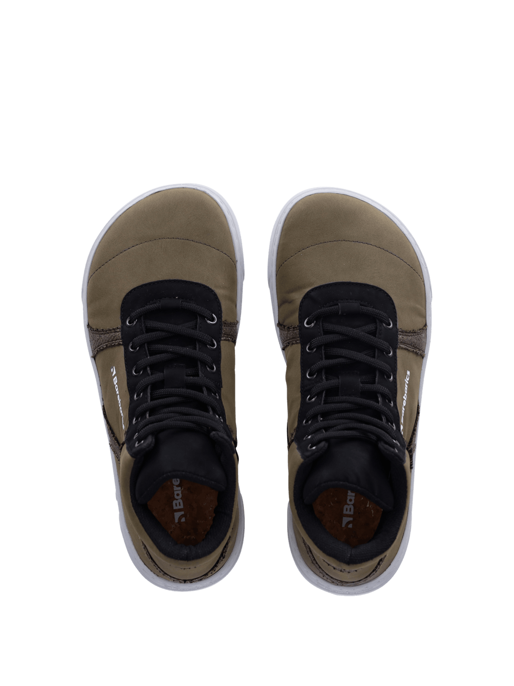 Barefoot Sneakers Barebarics - Hifly - Dark Green & Grey - Barefoot Shoe Store