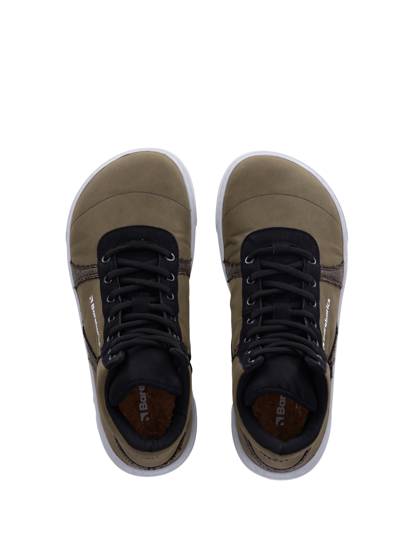 Barefoot Sneakers Barebarics - Hifly - Dark Green & Grey - Barefoot Shoe Store