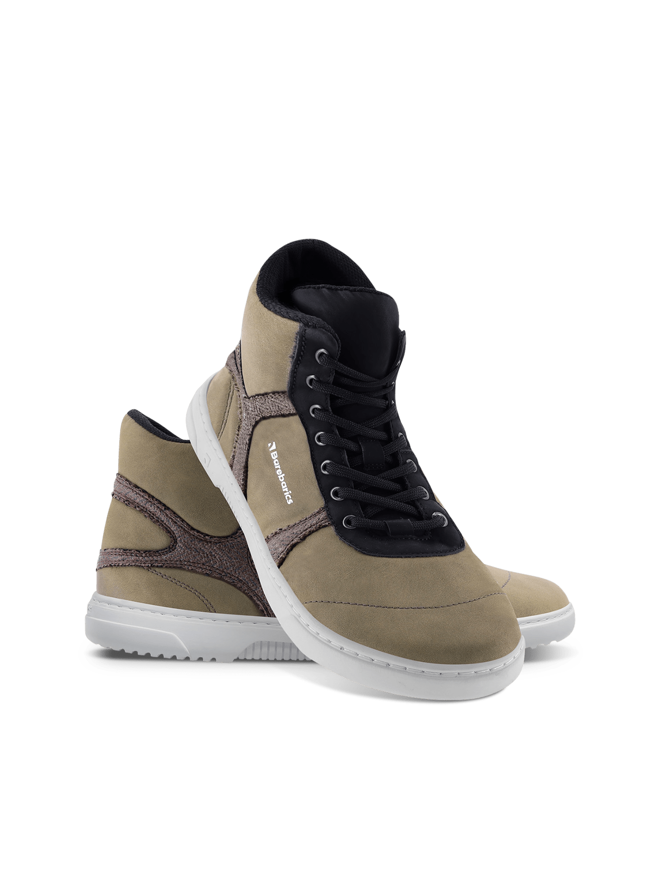 Barefoot Sneakers Barebarics - Hifly - Dark Green & Grey - Barefoot Shoe Store