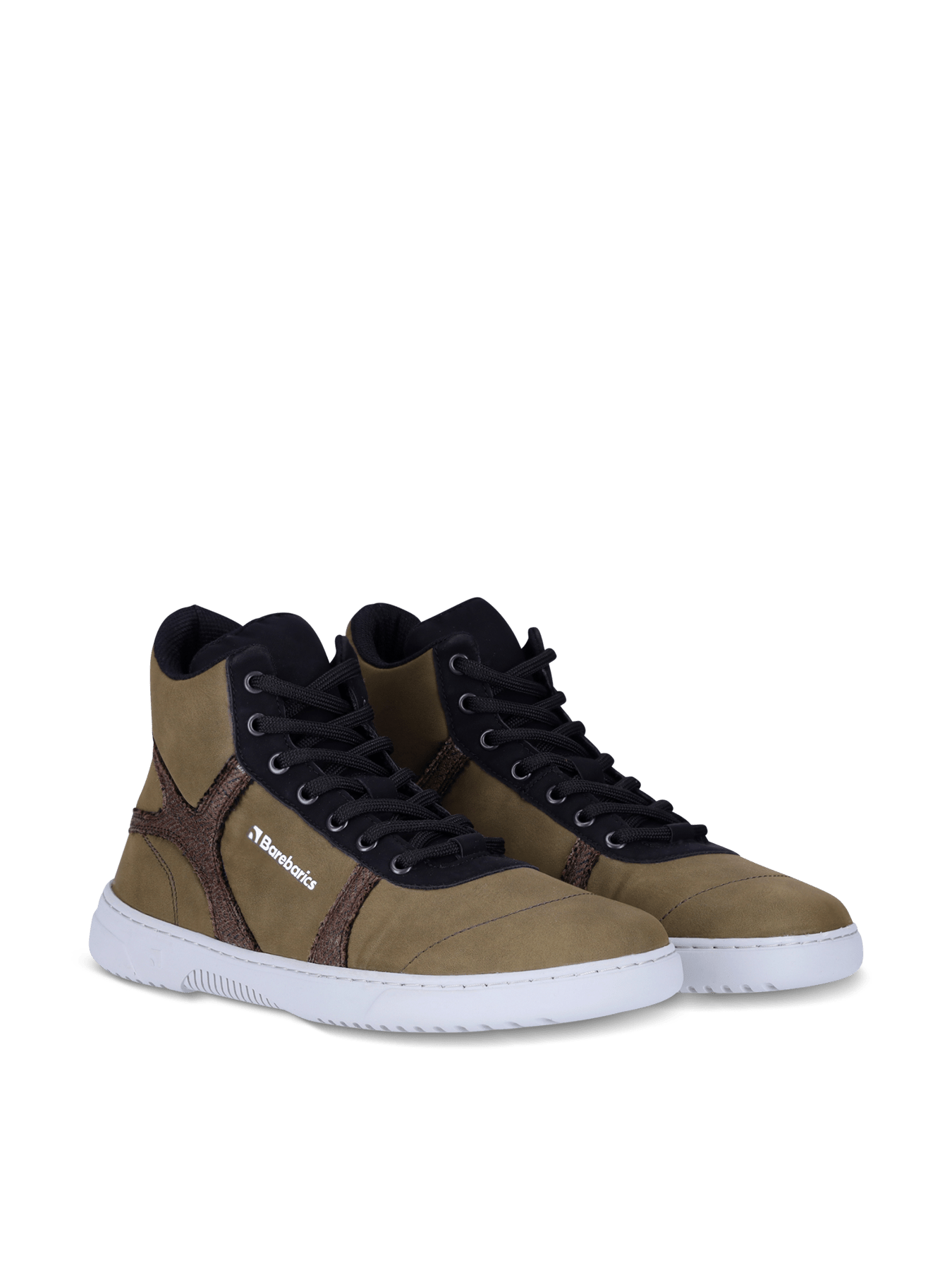 Barefoot Sneakers Barebarics - Hifly - Dark Green & Grey - Barefoot Shoe Store