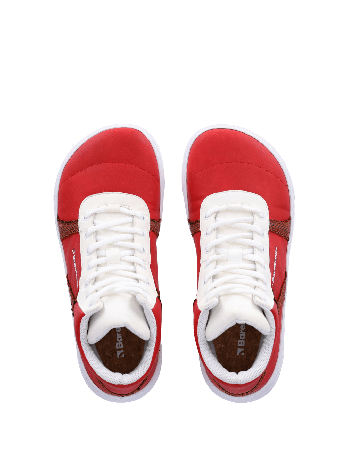Barefoot Sneakers Barebarics - Hifly - Red & White - Barefoot Shoe Store
