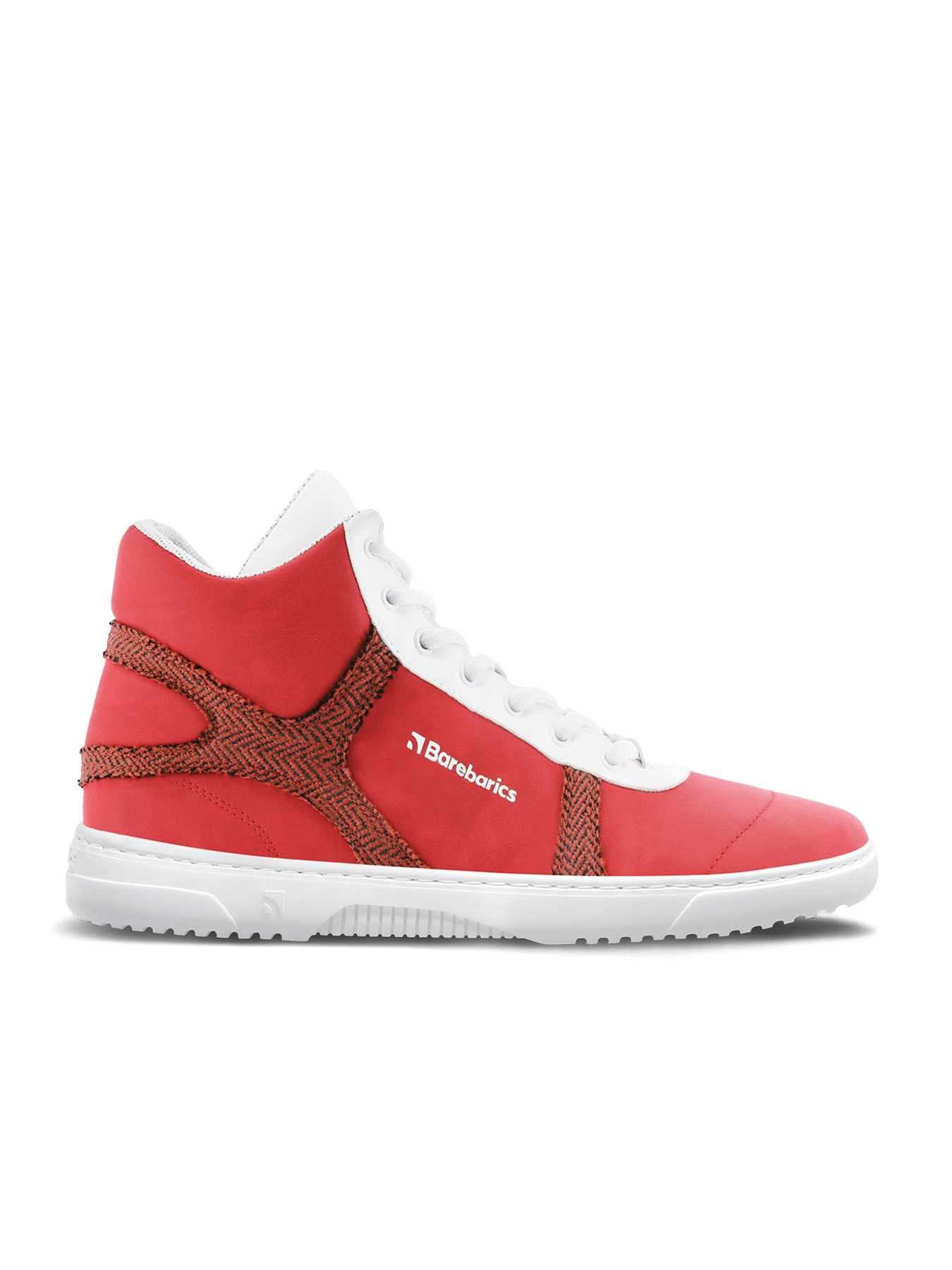Barefoot Sneakers Barebarics - Hifly - Red & White - Barefoot Shoe Store