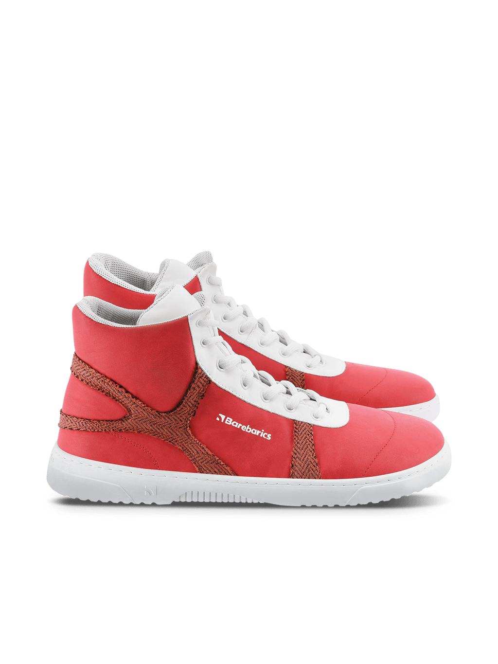 Barefoot Sneakers Barebarics - Hifly - Red & White - Barefoot Shoe Store