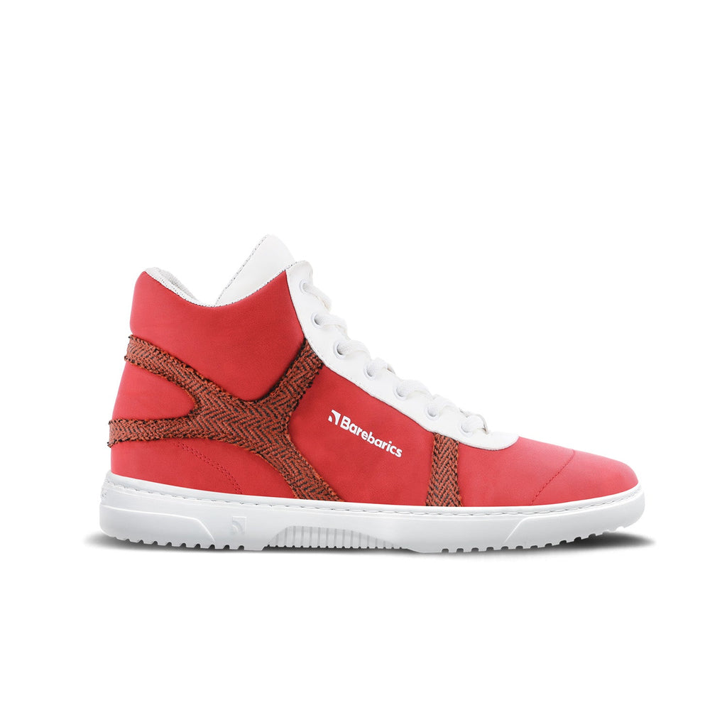 Barefoot Sneakers Barebarics - Hifly - Red & White - Barefoot Shoe Store