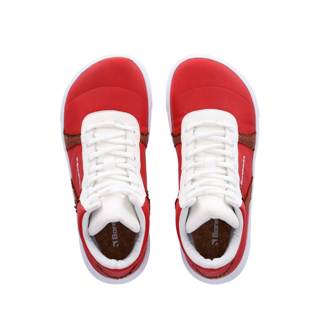 Barefoot Sneakers Barebarics - Hifly - Red & White - Barefoot Shoe Store