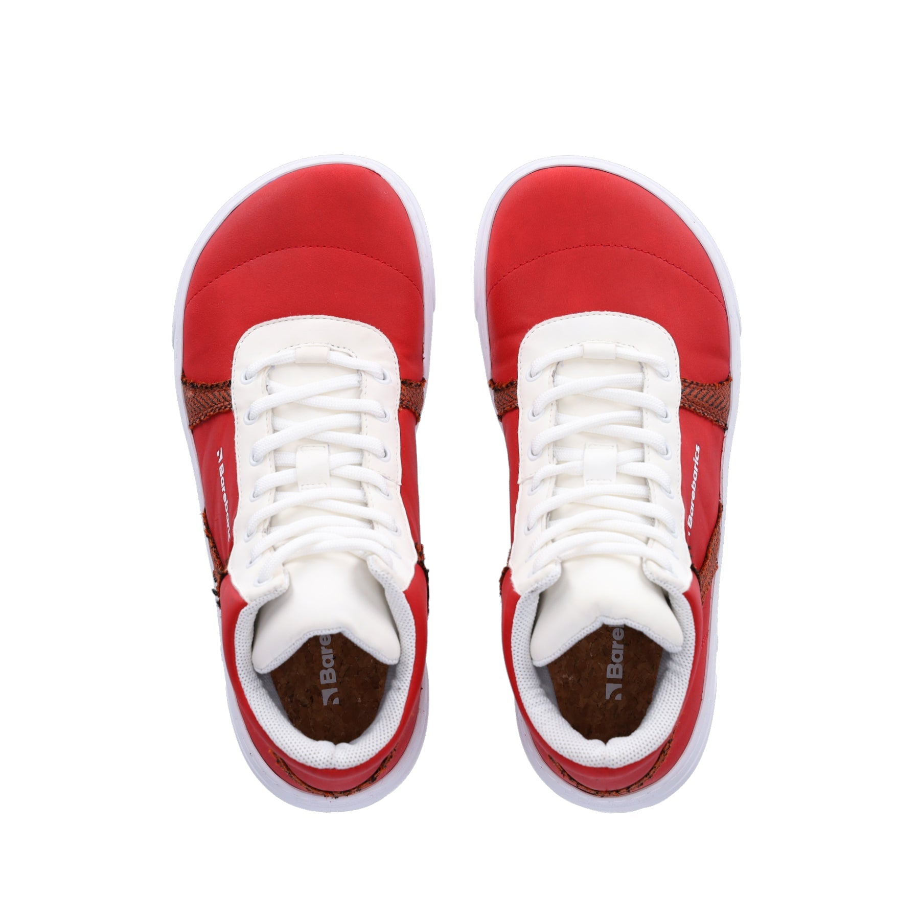 Barefoot Sneakers Barebarics - Hifly - Red & White - Barefoot Shoe Store