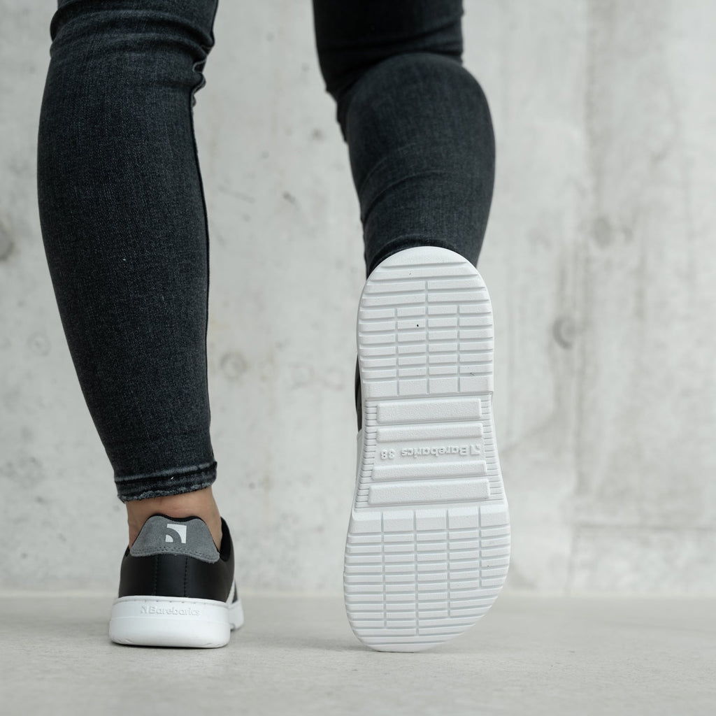 Barefoot Sneakers Barebarics Icara - Black & Dark Grey - Barefoot Shoe Store