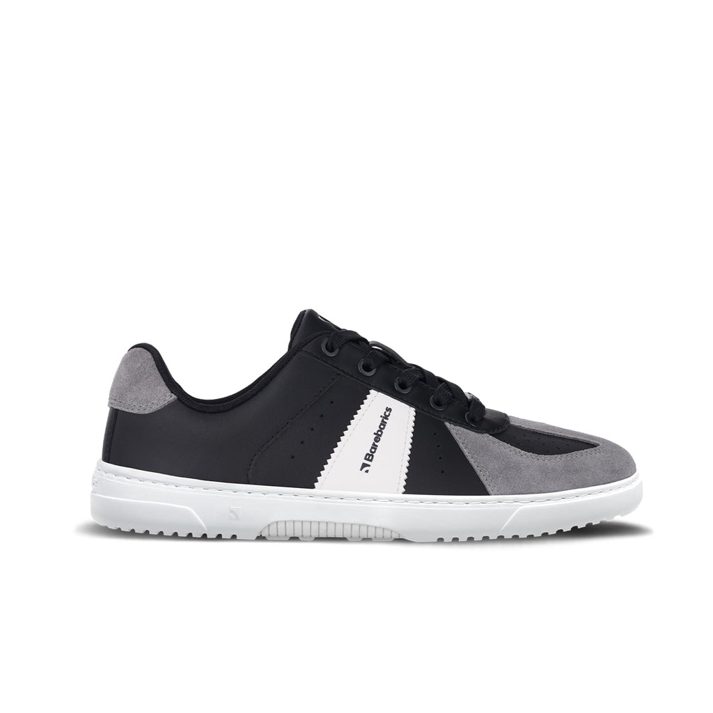 Barefoot Sneakers Barebarics Icara - Black & Dark Grey - Barefoot Shoe Store
