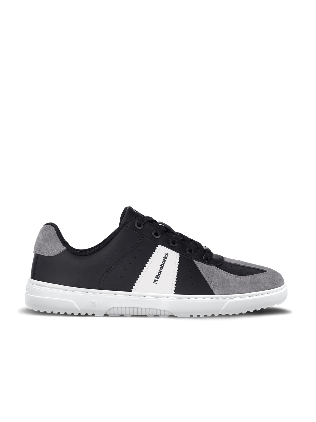 Barefoot Sneakers Barebarics Icara - Black & Dark Grey - Barefoot Shoe Store
