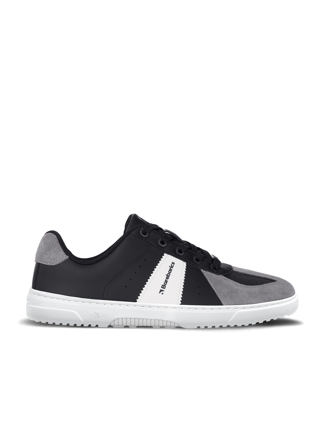 Barefoot Sneakers Barebarics Icara - Black & Dark Grey - Barefoot Shoe Store