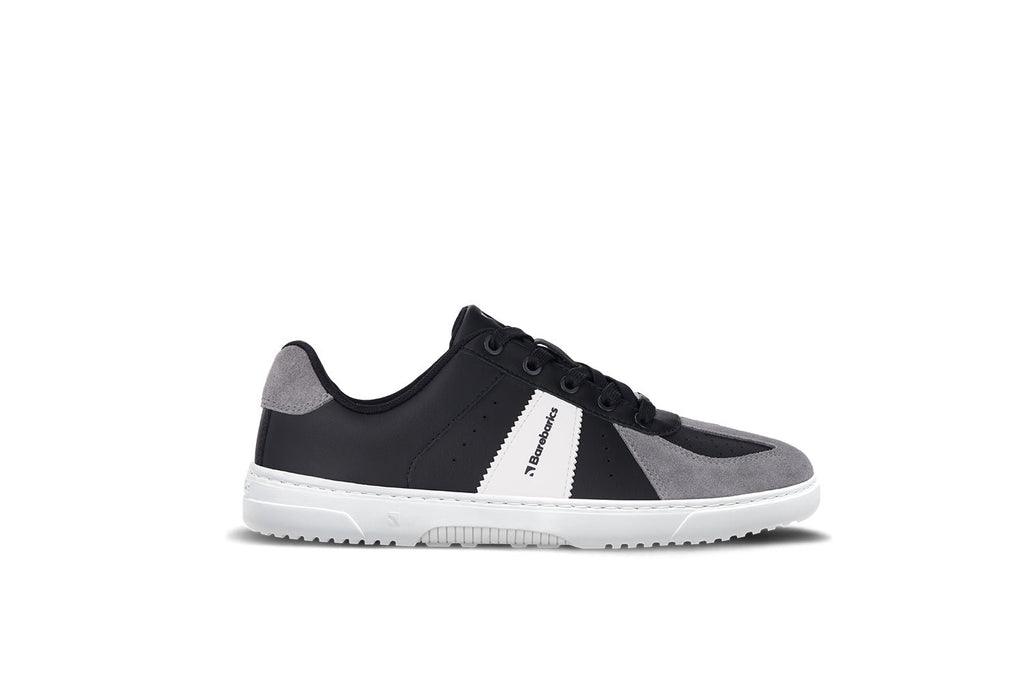 Barefoot Sneakers Barebarics Icara - Black & Dark Grey - Barefoot Shoe Store