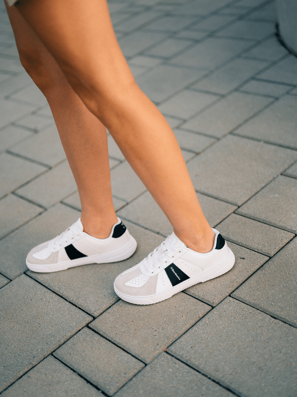 Barefoot Sneakers Barebarics Icara - White & Beige - Barefoot Shoe Store