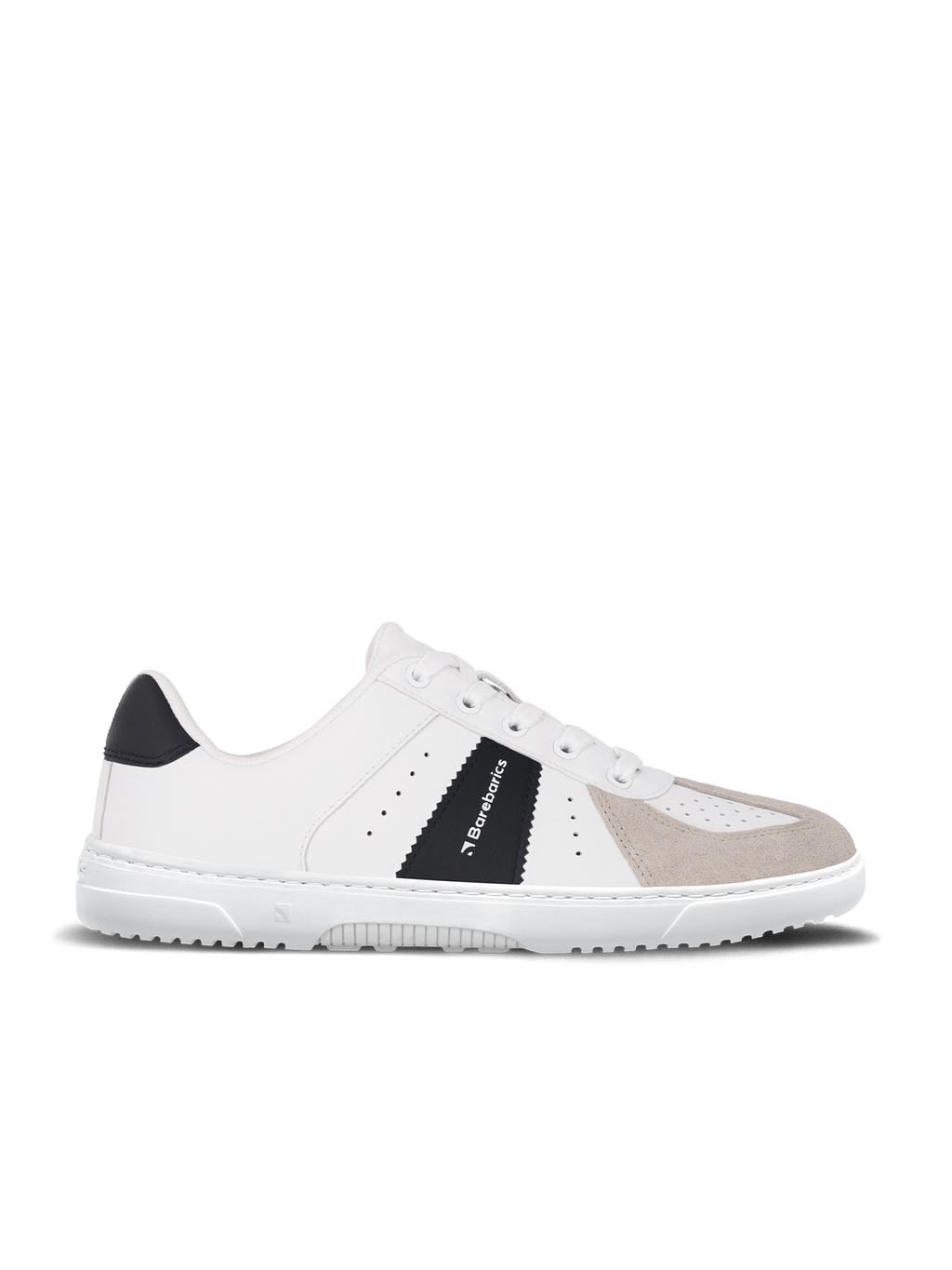Barefoot Sneakers Barebarics Icara - White & Beige - Barefoot Shoe Store