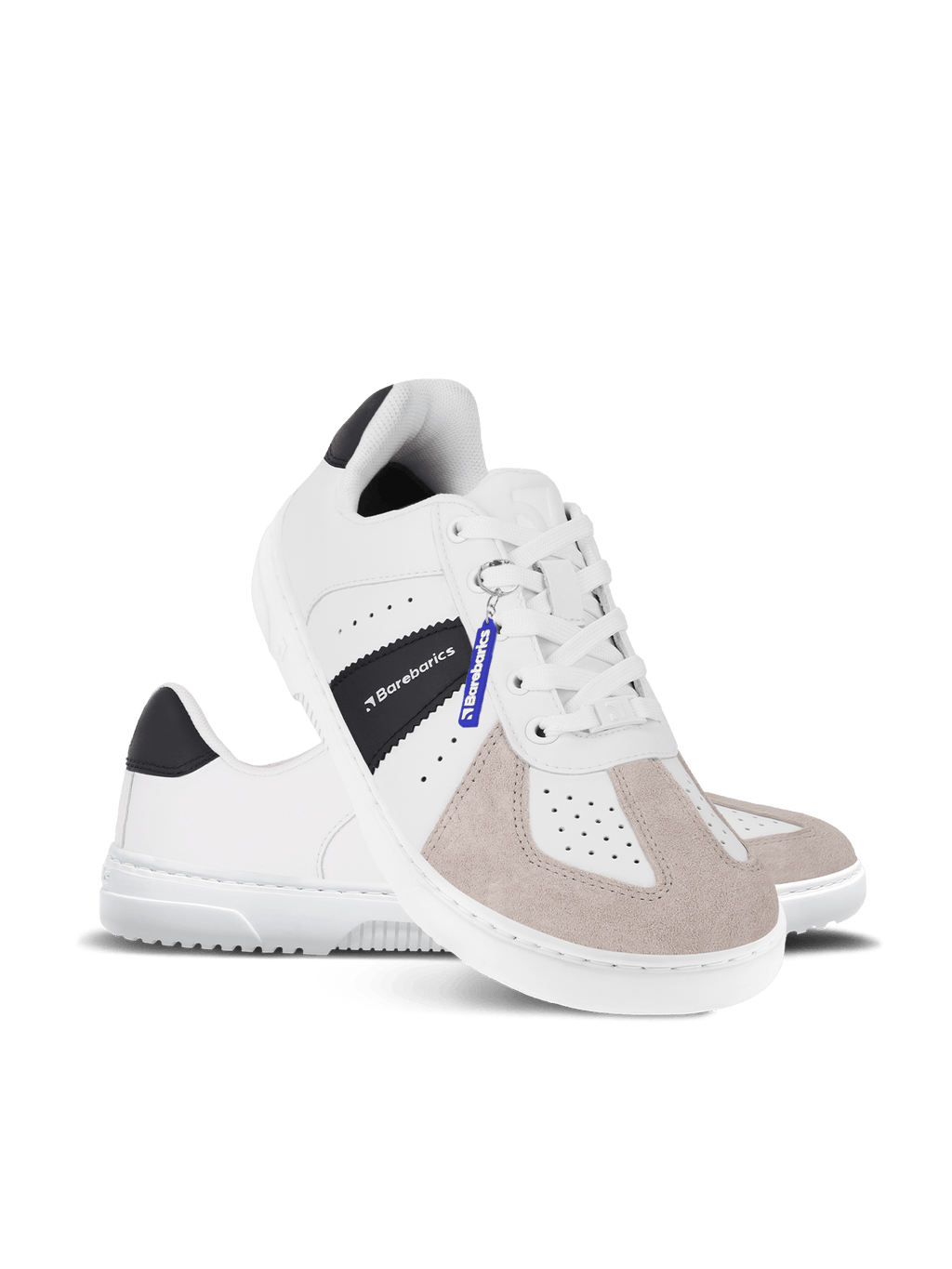 Barefoot Sneakers Barebarics Icara - White & Beige - Barefoot Shoe Store