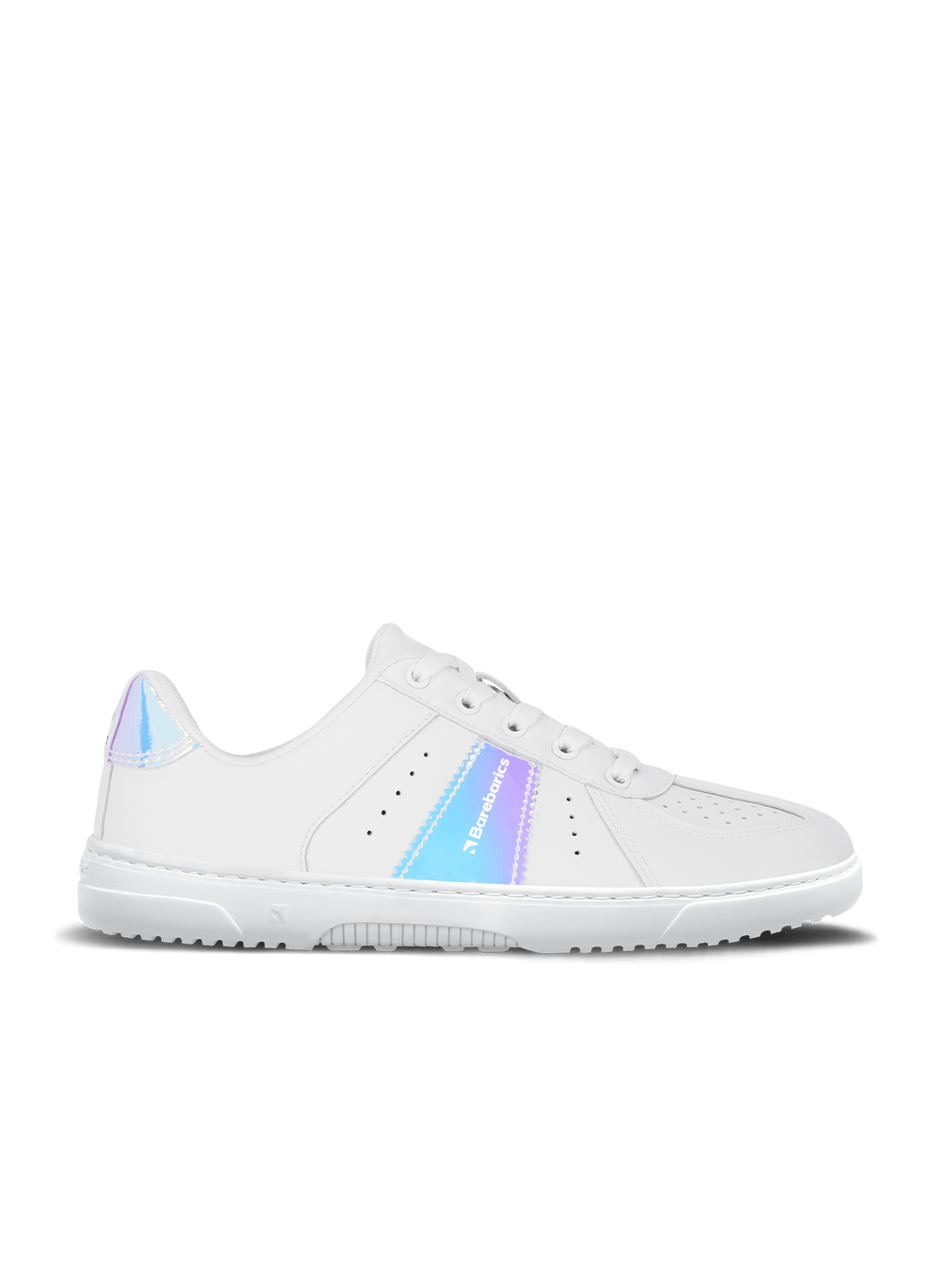 Barefoot Sneakers Barebarics Icara - White & Pastel Iridescent - Barefoot Shoe Store