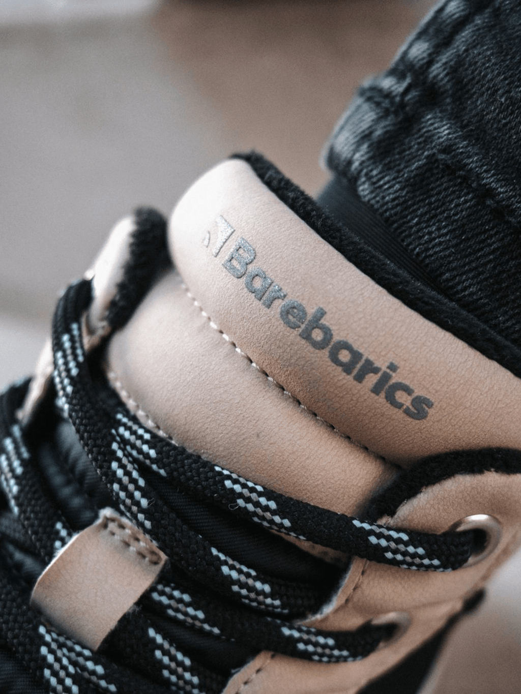 Barefoot Sneakers Barebarics Lynx - Beige & White - Barefoot Shoe Store