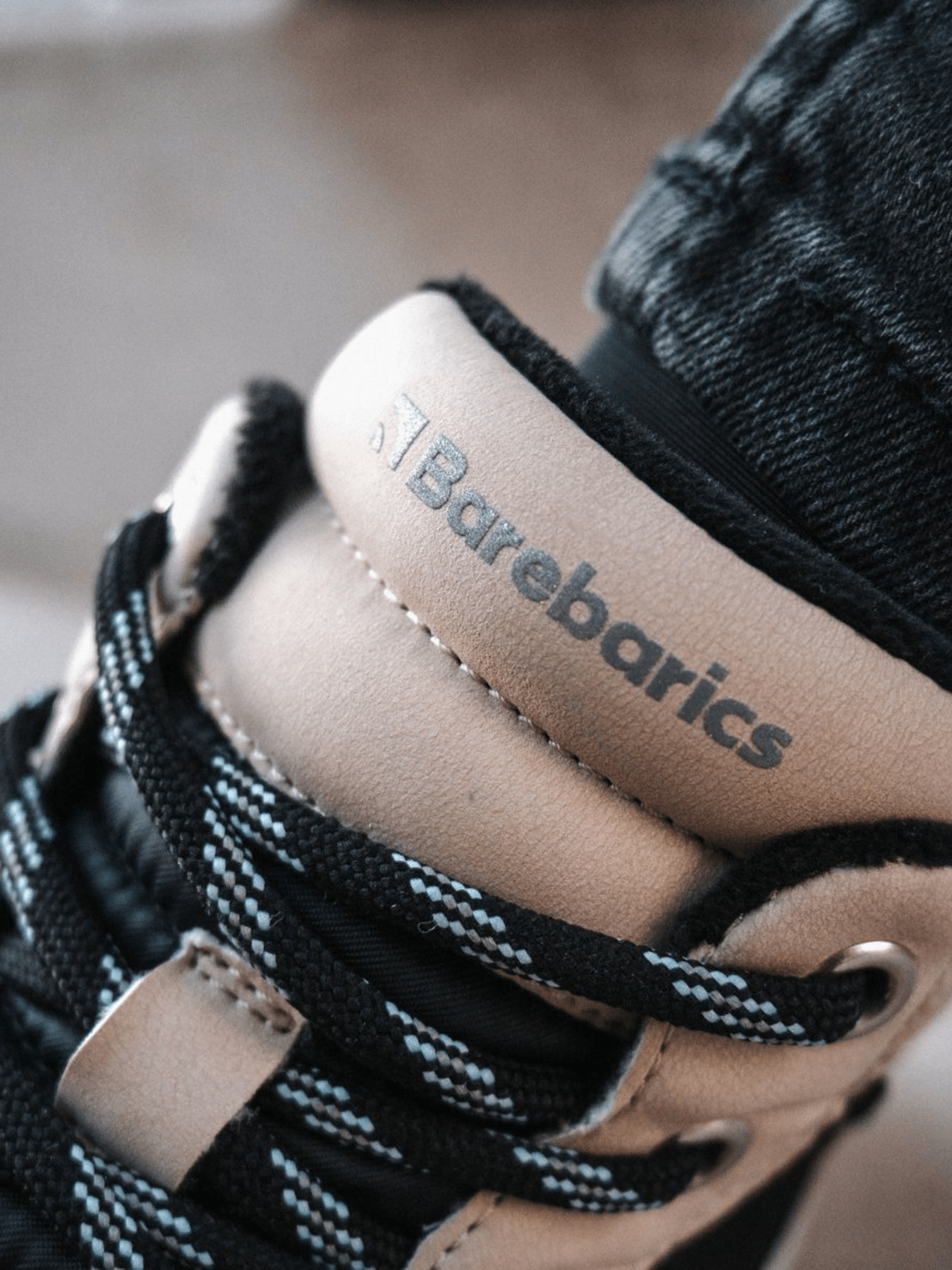 Barefoot Sneakers Barebarics Lynx - Beige & White - Barefoot Shoe Store