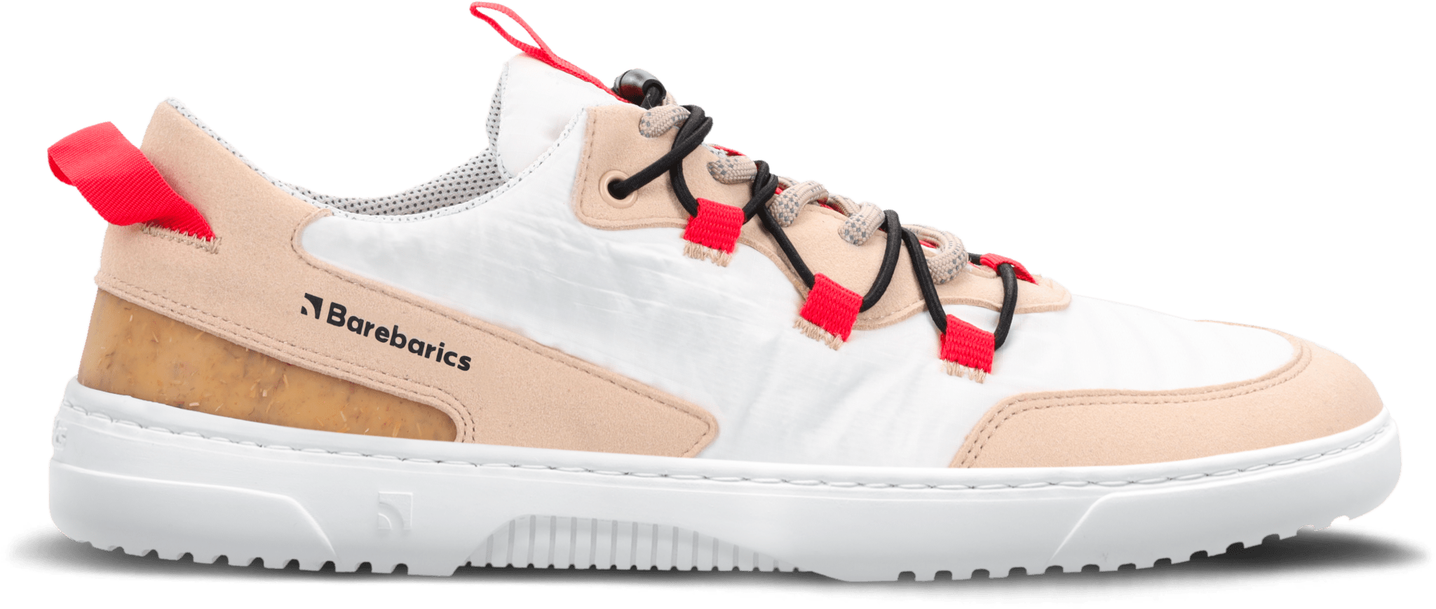 Barefoot Sneakers Barebarics Revive - Beige & White - Barefoot Shoe Store