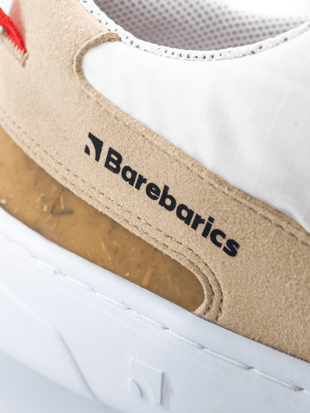 Barefoot Sneakers Barebarics Revive - Beige & White - Barefoot Shoe Store