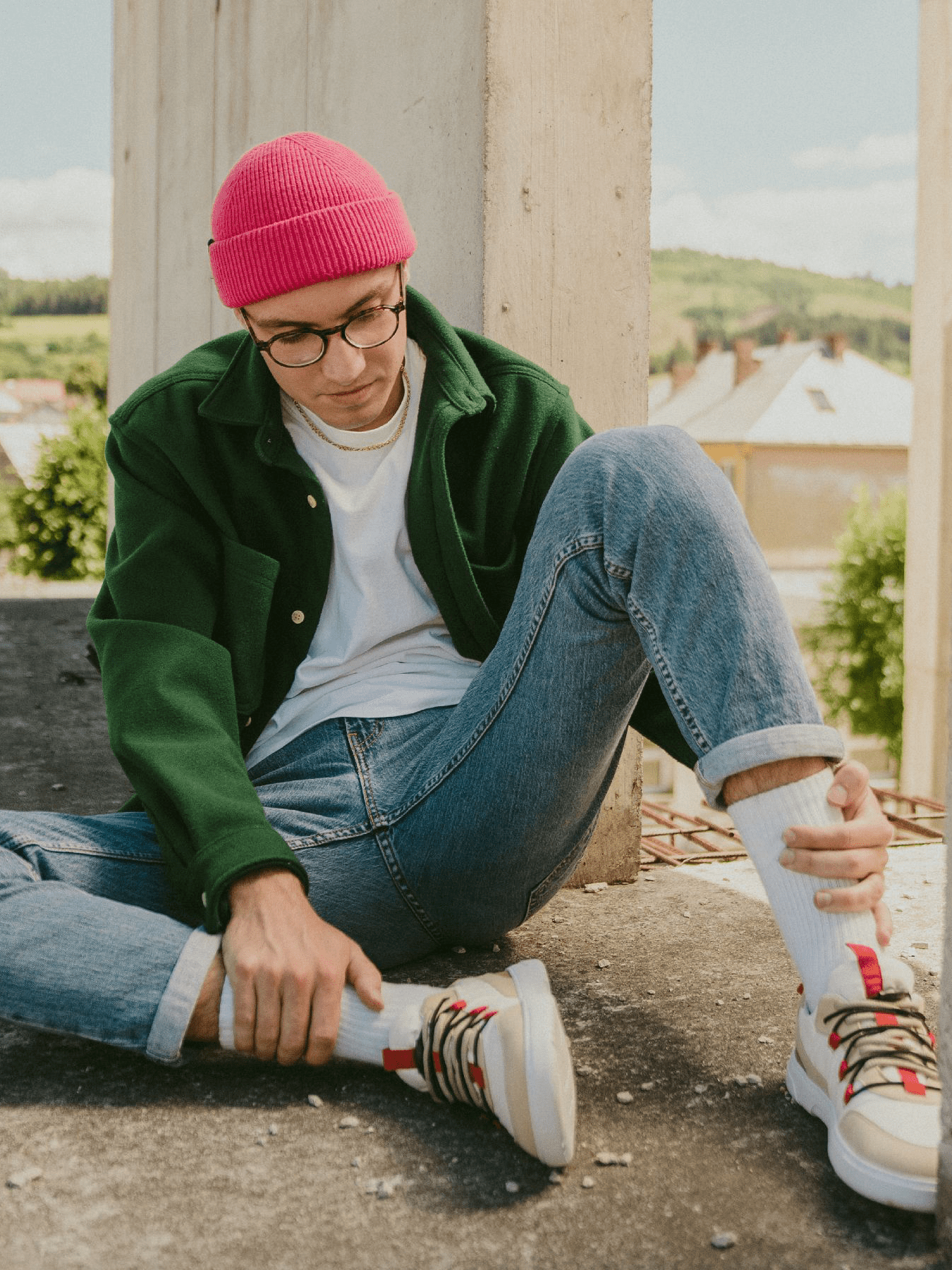 Barefoot Sneakers Barebarics Revive - Beige & White - Barefoot Shoe Store